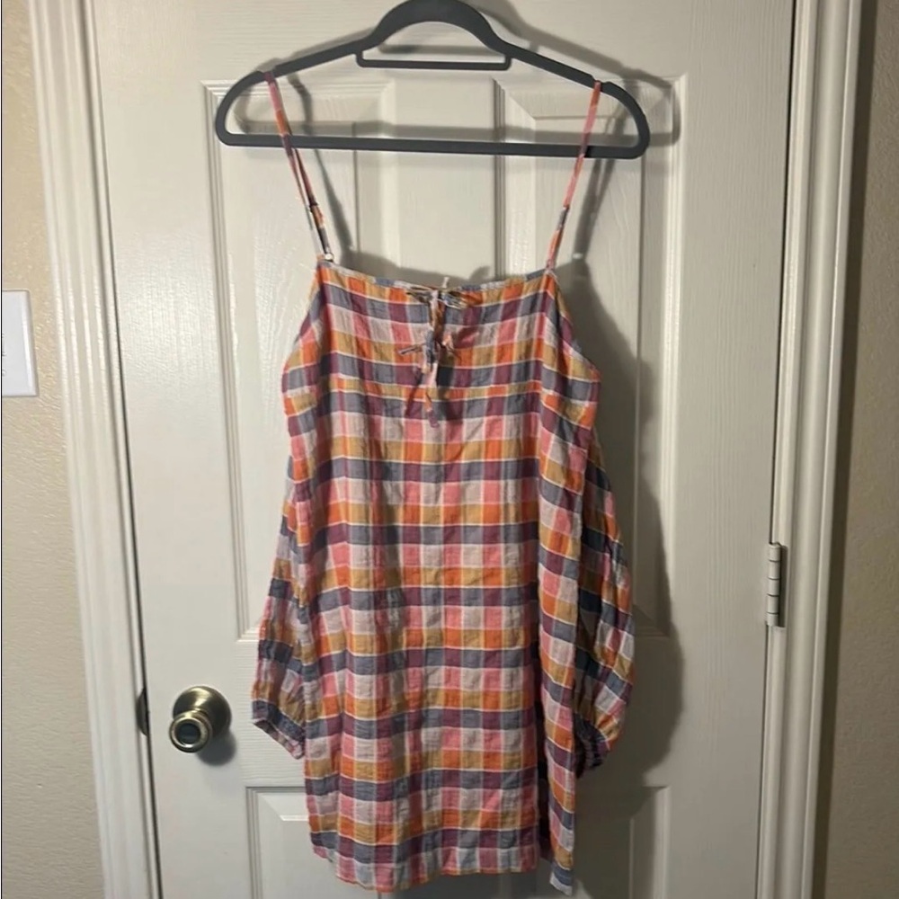 Urban Outfitters Vintage Multicolor Plaid Mini Dress